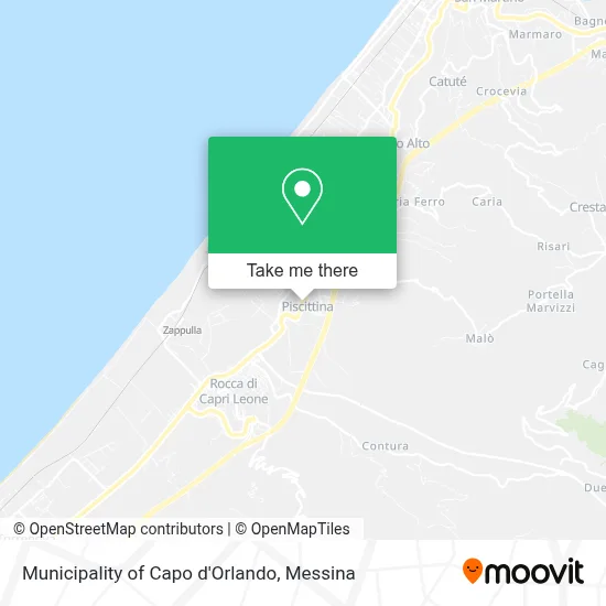 Municipality of Capo d'Orlando map