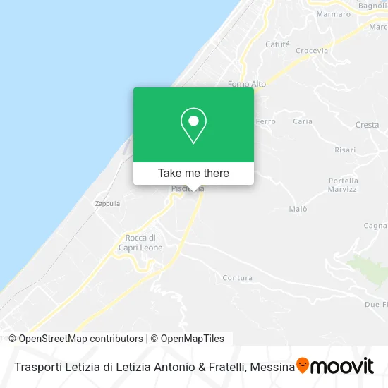 Trasporti Letizia di Letizia Antonio & Fratelli map