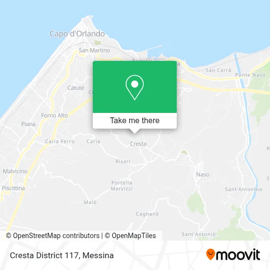 Cresta District 117 map