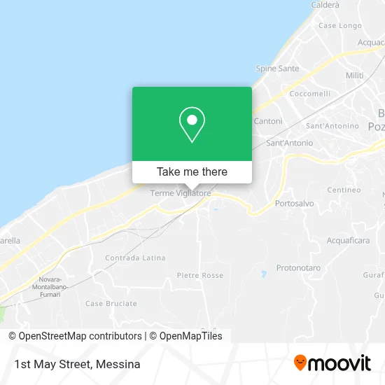1st May Street map