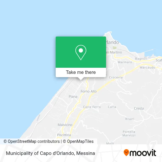 Municipality of Capo d'Orlando map