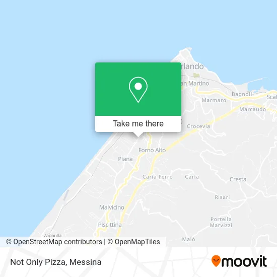 Not Only Pizza map