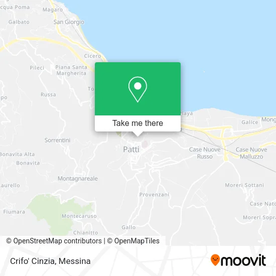 Crifo' Cinzia map