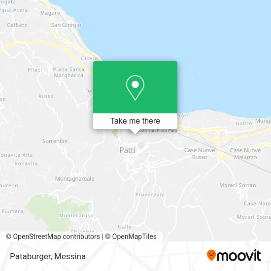 Pataburger map