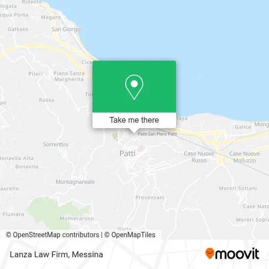 Lanza Law Firm map