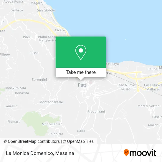 La Monica Domenico map