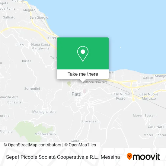 Sepaf Piccola Società Cooperativa a R.L. map