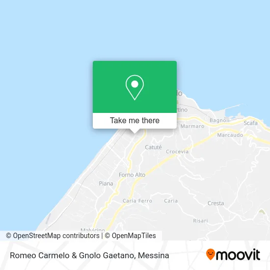 Romeo Carmelo & Gnolo Gaetano map