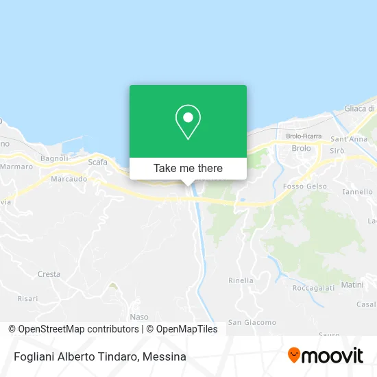 Fogliani Alberto Tindaro map