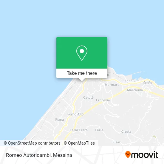 Romeo Auto Parts map