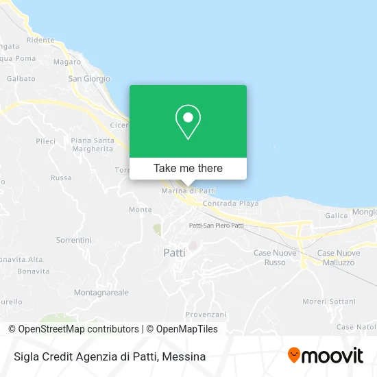 Sigla Credit Agenzia di Patti map