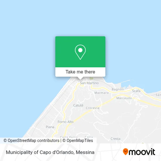 Municipality of Capo d'Orlando map