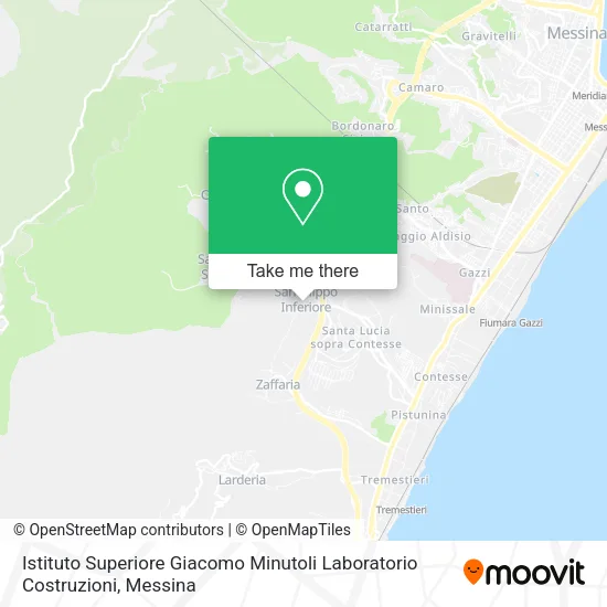 Giacomo Minutoli Superior Institute Construction Laboratory map