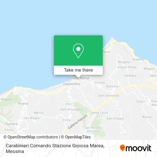 Carabinieri Comando Stazione Gioiosa Marea map