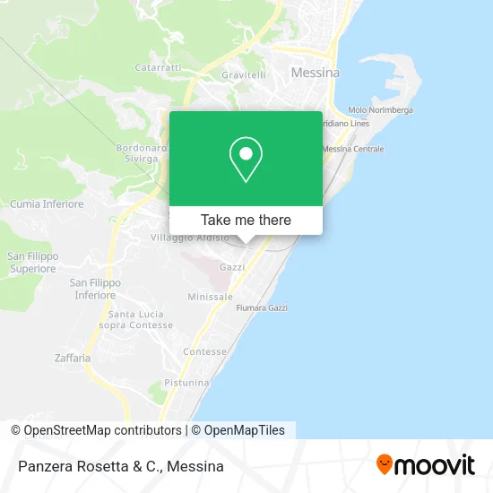 Panzera Rosetta & C. map