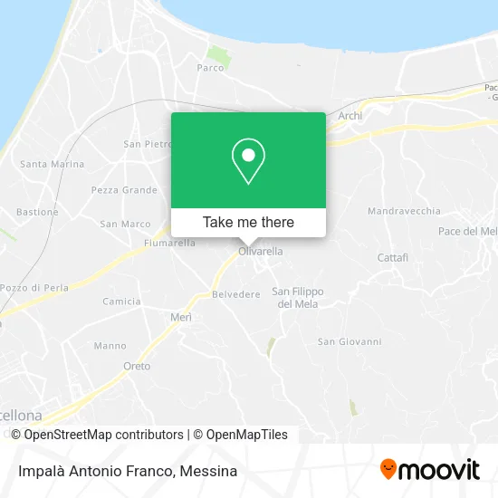 Impalà Antonio Franco map