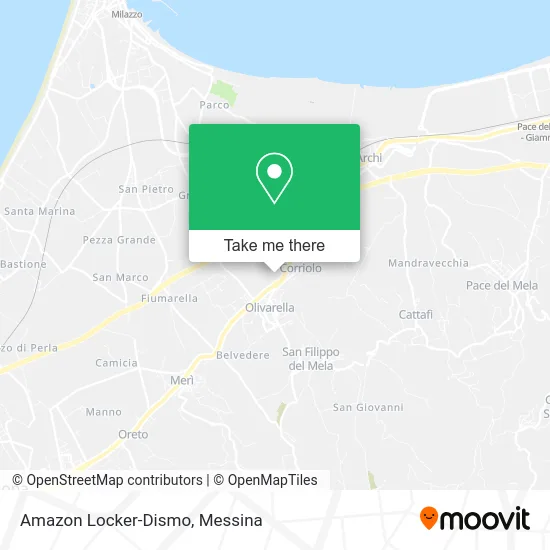 Amazon Locker-Dismo map