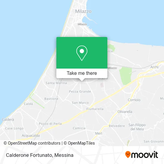 Calderone Fortunato map
