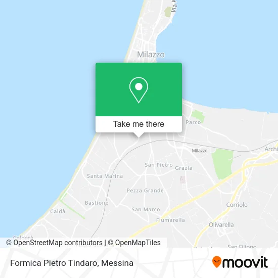 Formica Pietro Tindaro map