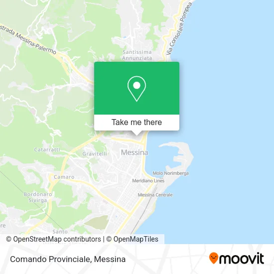 Comando Provinciale map