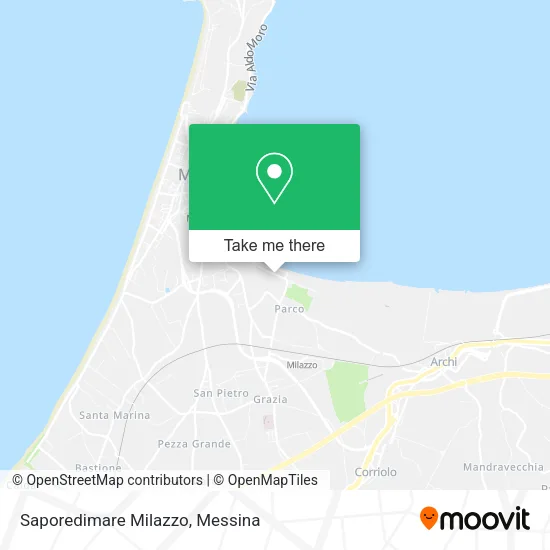 Saporedimare Milazzo map