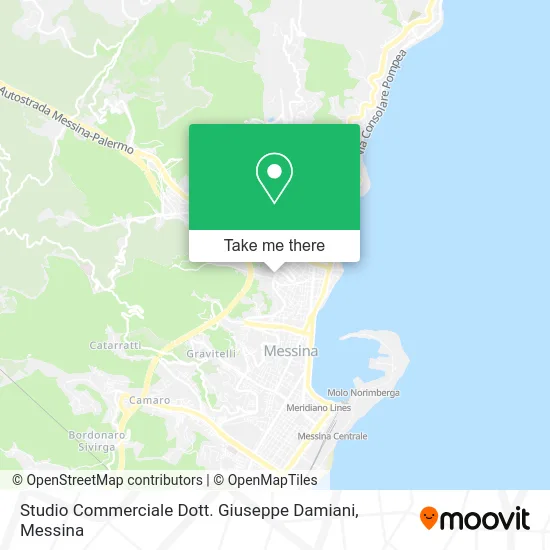 Commercial Studio Dr. Giuseppe Damiani map