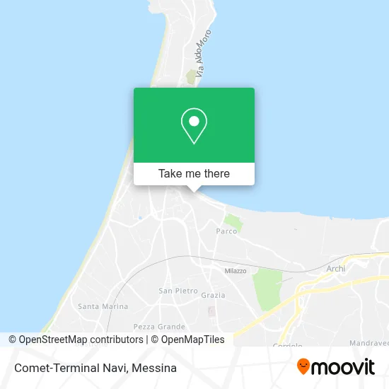 Comet-Terminal Navi map