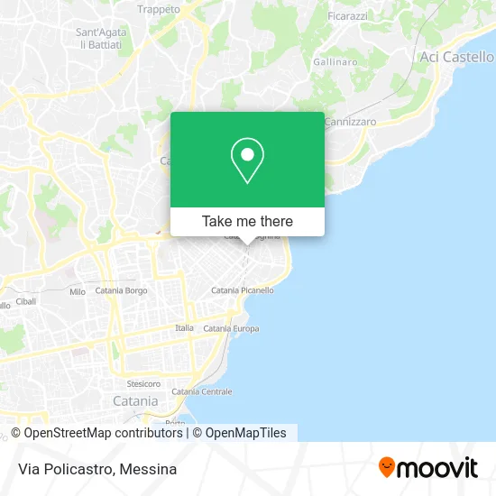 Policastro Street map