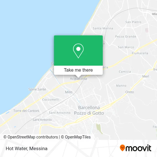 Hot Water map