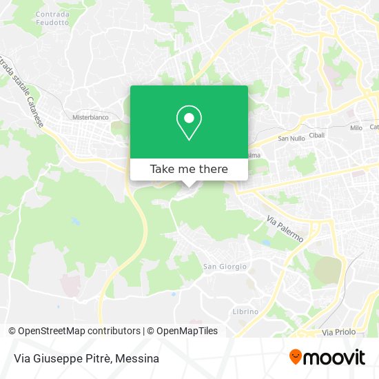 Via Giuseppe Pitrè map
