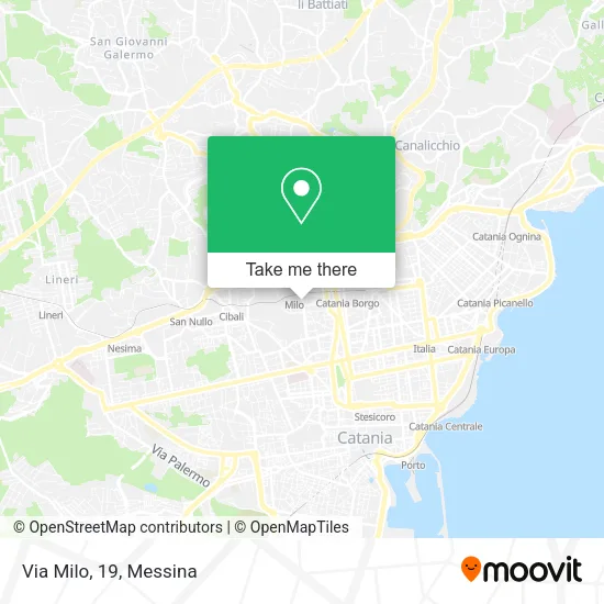 Via Milo, 19 map
