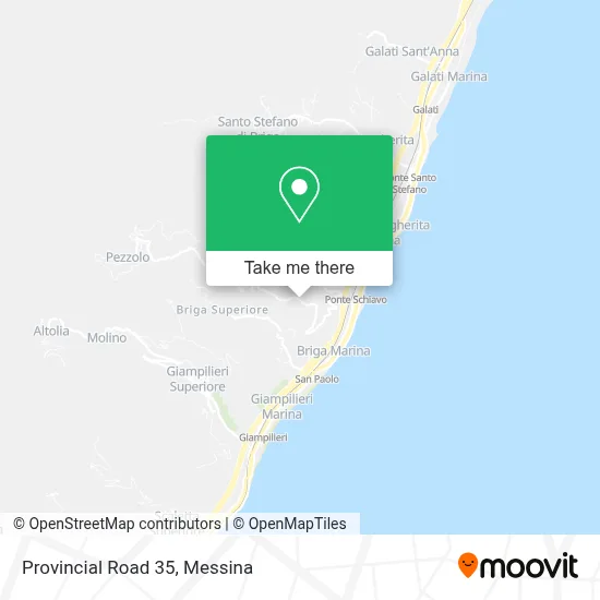 Provincial Road 35 map