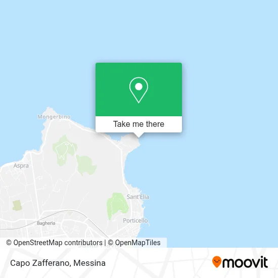 Capo Zafferano map