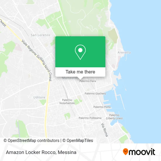 Amazon Locker Rocco map