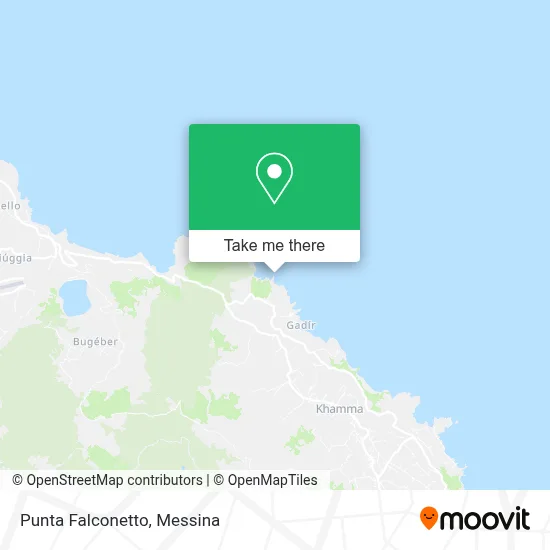 Punta Falconetto map