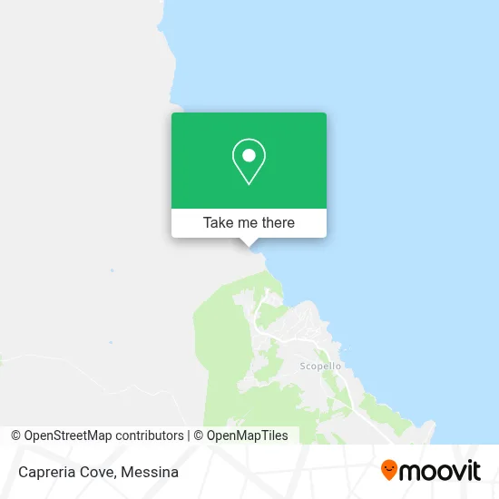 Capreria Cove map