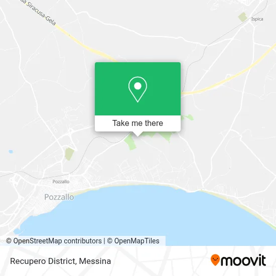 Recupero District map