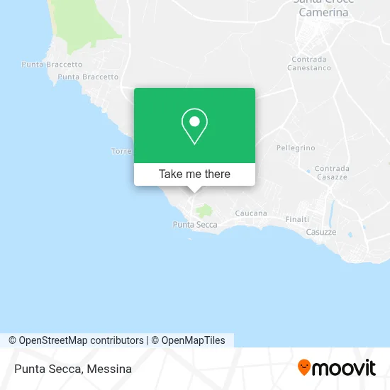 Punta Secca map
