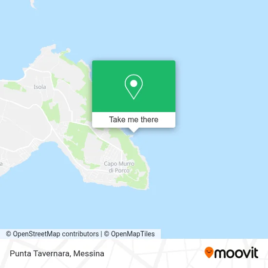 Punta Tavernara map