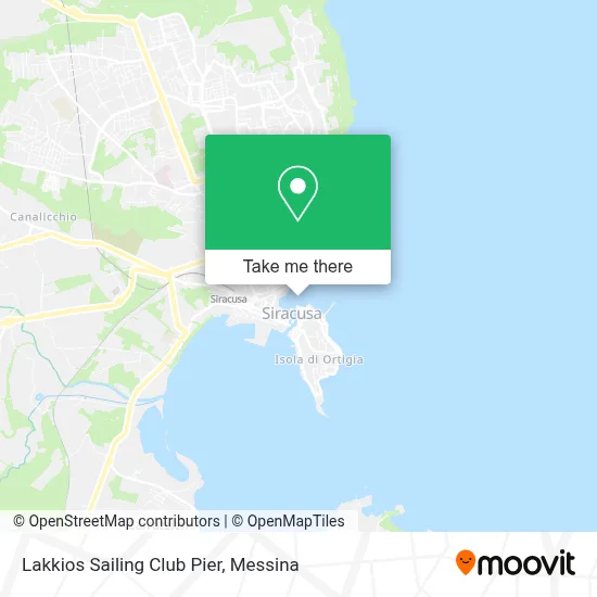 Lakkios Sailing Club Pier map