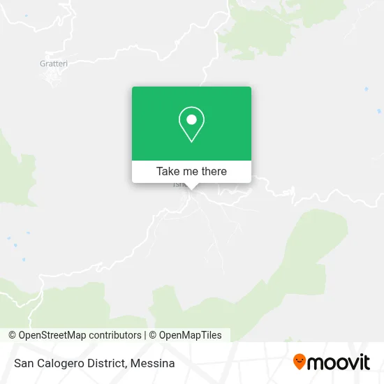 San Calogero District map