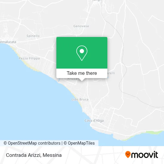 Contrada Arizzi map