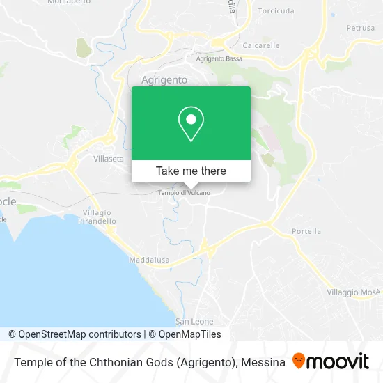 Temple of the Chthonian Gods (Agrigento) map