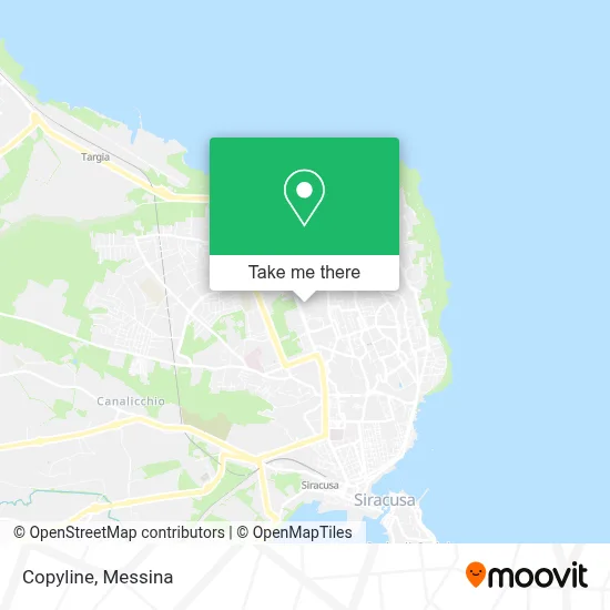 Copyline map