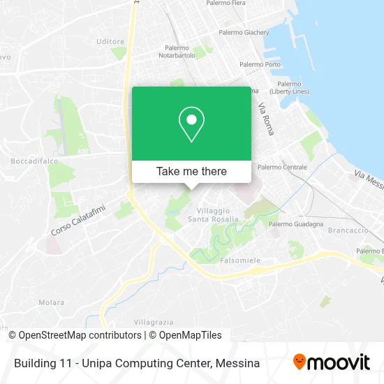 Building 11 - Unipa Computing Center map