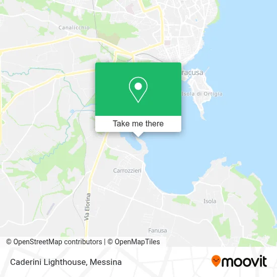 Caderini Lighthouse map