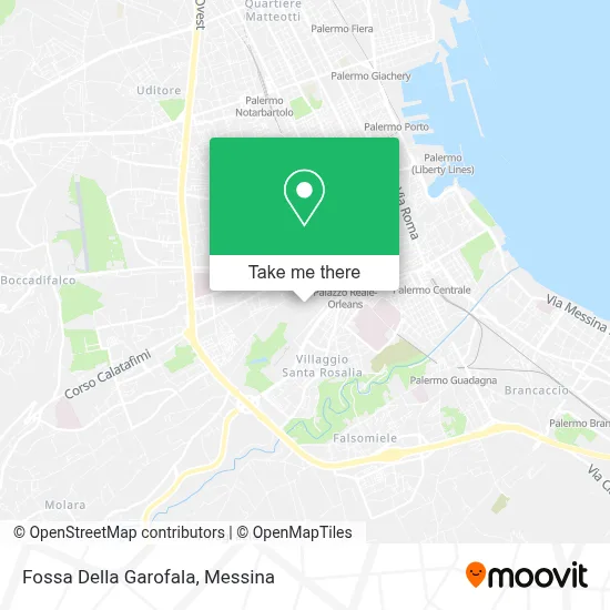 Fossa Della Garofala map