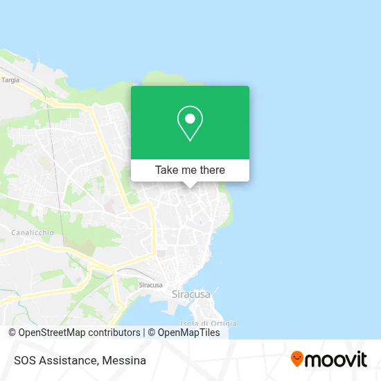 SOS Assistance map