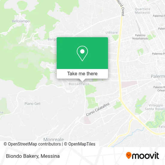 Biondo Bakery map