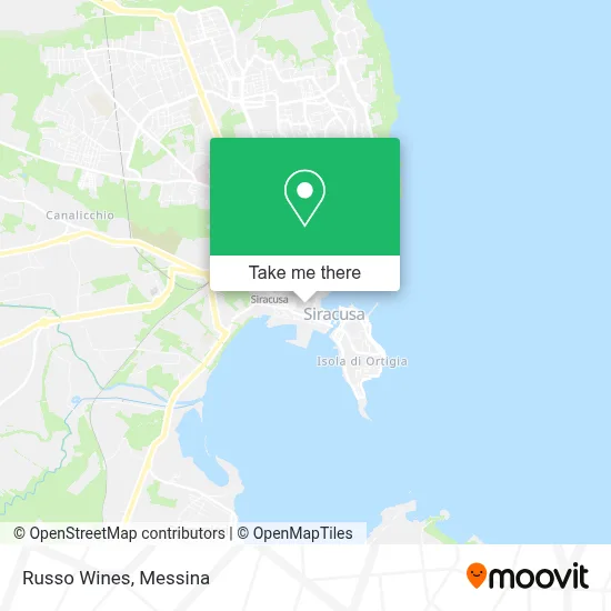 Russo Wines map